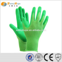 Sunnyhope13Gauge latex mousse vert les gants de jardin
